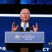 U.S. President-elect Joe Biden delivers remarks during a televised speech on the current economic and health crises at The Queen Theatre in Wilmington, Delaware, U.S., January 14, 2021. REUTERS/Tom Brenner
