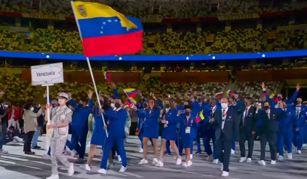 Así desfiló la delegación venezolana en la inauguración de los JJOO de