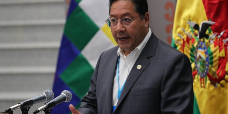 En la imagen, el presidente de Bolivia, Luis Arce. EFE/ Martin Alipaz